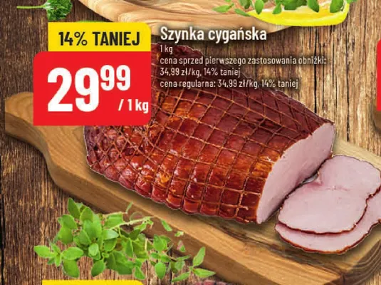 Szynka cygańska promocja w POLOmarket
