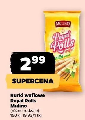 Rurki waflowe promocja w Netto
