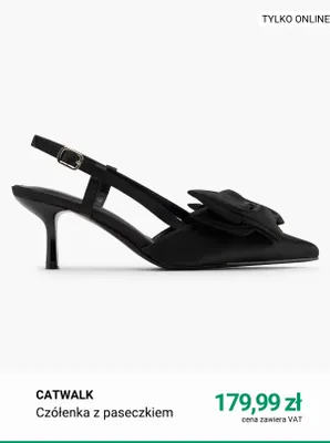 Czółenka z paseczkiem Catwalk promocja w Deichmann