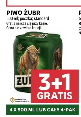 Piwo Żubr promocja w Stokrotka
