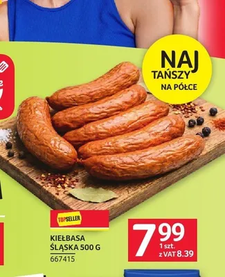 Kiełbasa śląska Topseller promocja w Selgros