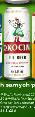 Piwo Okocim O.K. Beer promocja w Żabka