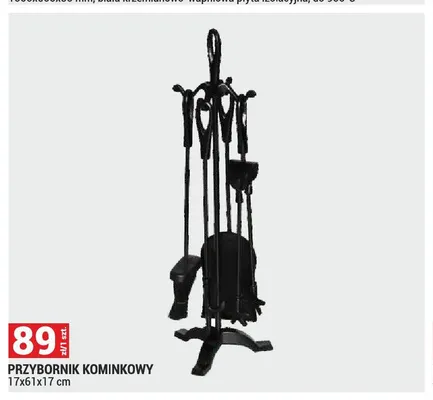 Przybornik kominkowy promocja w Merkury Market