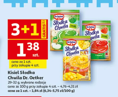 Kisiel Słodka Chwila Dr. Oetker promocja w Auchan