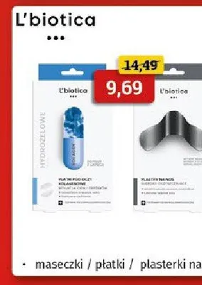 Maseczki / płatki / plasterki na twarz, różne rodzaje L'biotica promocja w Drogeria Kosmyk