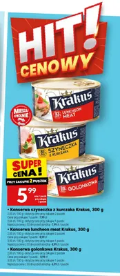 Konserwa golonkowa Krakus promocja w Twój Market