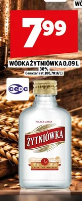 Wódka Żytniówka 38% promocja w TOPAZ