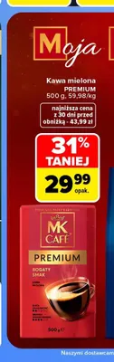 Kawa mielona Premium MK Café promocja w Carrefour