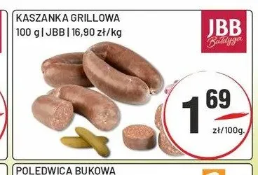 Kaszanka grillowa JBB promocja w Sedal