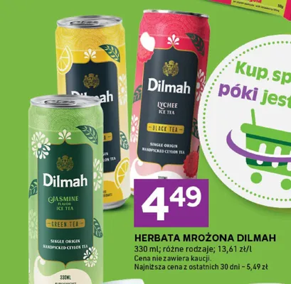 Herbata mrożona Dilmah Jasmine Green Tea promocja w Stokrotka