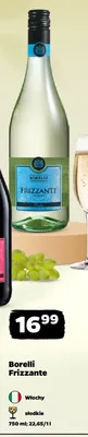 Wino Borelli Frizzante słodkie promocja w Netto