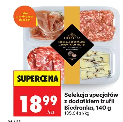 Selekcja specjałów z dodatkiem trufli promocja w Biedronka