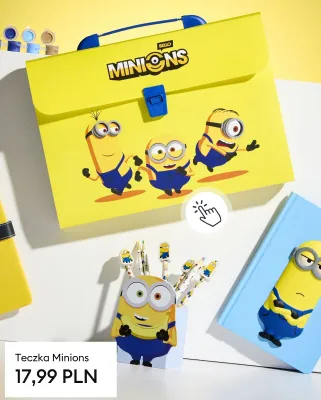 Teczka Minions promocja w Sinsay