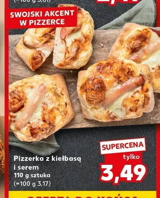 Pizzerka z kiełbasą i serem promocja w Kaufland