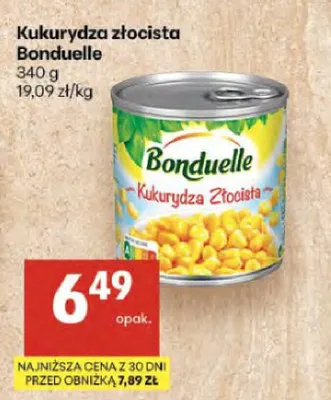 Kukurydza złocista Bonduelle promocja w Delikatesy Centrum