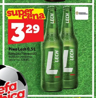 Piwo Lech Premium promocja w TOPAZ