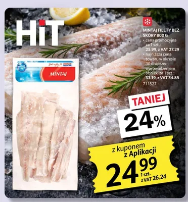 Mintaj filety bez skóry Abramczyk promocja w Selgros