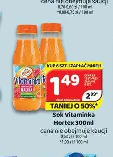 Sok Vitaminka Hortex promocja w Delfin