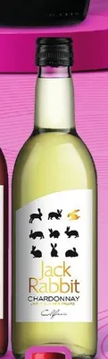 Wino białe Jack Rabbit Chardonnay promocja w Żabka