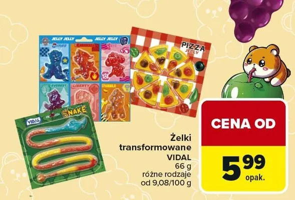 Żelki transformowane różne rodzaje promocja w Carrefour Market