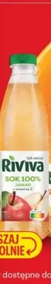 Sok 100% jabłko Riviva promocja w Biedronka