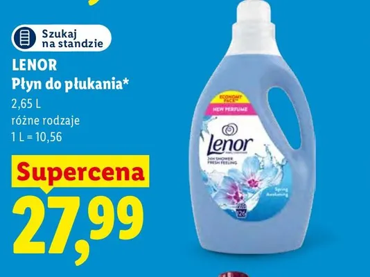 Płyn do płukania relaxed Lenor promocja w Lidl