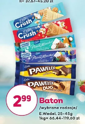 Baton E.Wedel Pawełek promocja w Bliski
