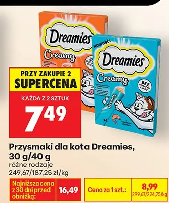 Przysmaki dla kota Creamy promocja w Biedronka