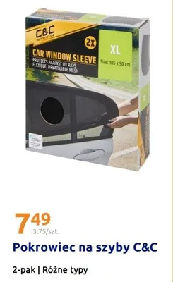 Pokrowiec na szyby 2-pak promocja w Action
