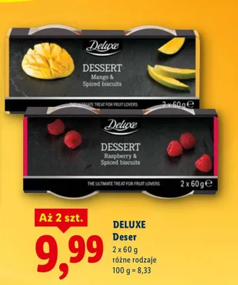 Deser różne rodzaje promocja w Lidl