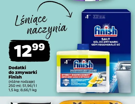 Płyn do czyszczenia zmywarki Finish promocja w Netto