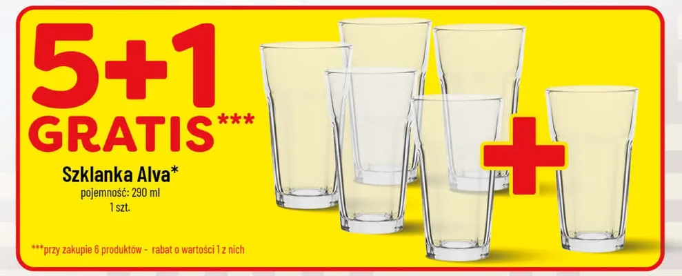 Szklanka 220 ml promocja w POLOmarket