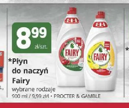 Płyn do naczyń Fairy promocja w Marketvita