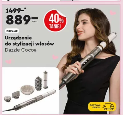 Urządzenie do stylizacji włosów Dazzle Cocoa promocja w Biedronka