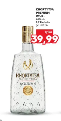 Wódka Khortytsa Premium promocja w Kaufland