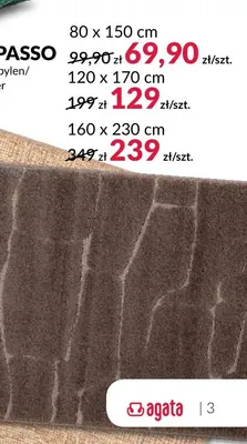 Dywan Passo 120x170 cm promocja w Salony Agata