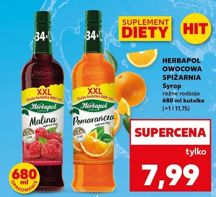 Syrop owocowa spiżarnia różne rodzaje promocja w Kaufland