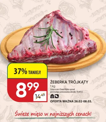 Żeberka promocja w Chata Polska