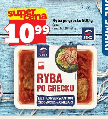 Ryba po grecku Seko promocja w TOPAZ