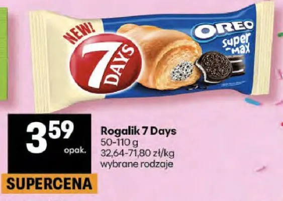 Rogalik 7 Days promocja w Delikatesy Centrum