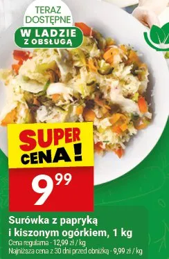 Surówka z papryką i pieczonym ogórkiem promocja w Twój Market