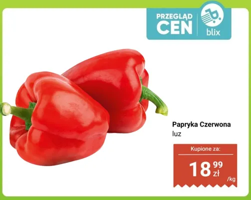 Papryka czerwona luz promocja w Biedronka