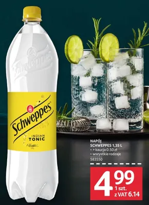 Napój Schweppes wszystkie rodzaje 583550 promocja w Selgros