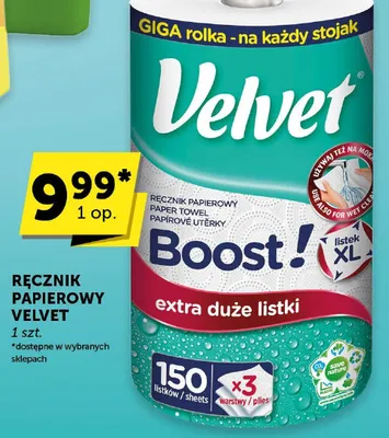 Ręcznik papierowy Boost! extra duże listki promocja w Euro Sklep