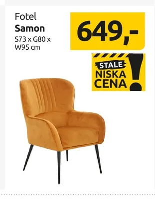 Fotel Samon Black Red White promocja w Black Red White