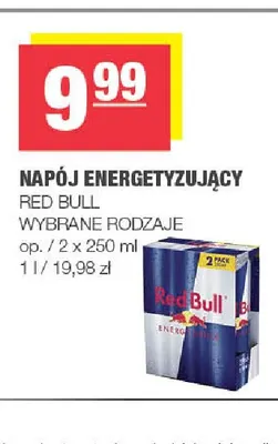 Napój energetyzujący Red Bull 2-pak promocja w SPAR