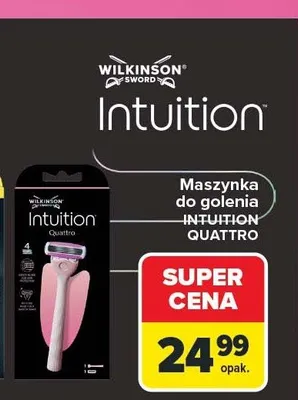 Maszynka do golenia Wilkinson Sword Intuition Quattro promocja w Carrefour