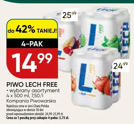 Piwo promocja w Chata Polska