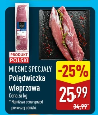 Polędwiczka wieprzowa promocja w Aldi