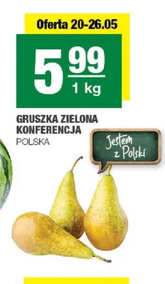 Gruszka zielona konferencja Polska promocja w SPAR